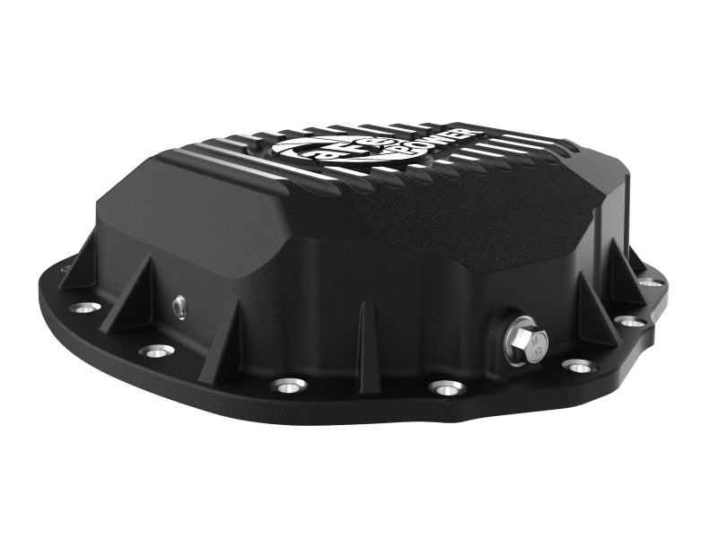Load image into Gallery viewer, aFe 2020 Chevrolet Silverado 2500 HD Rear Differential Cover Black ; Pro Series w/ Machined Fins