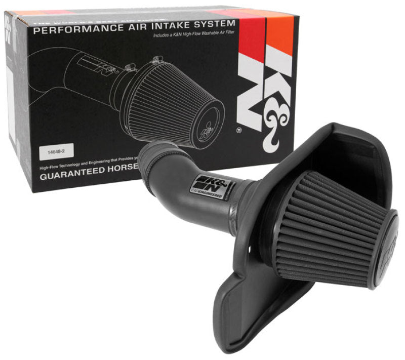 Load image into Gallery viewer, K&N 11-13 Dodge Challenger V8/12-13 Charger V8 / 12-13 Chrysler 300 Black Performance Intake Kit