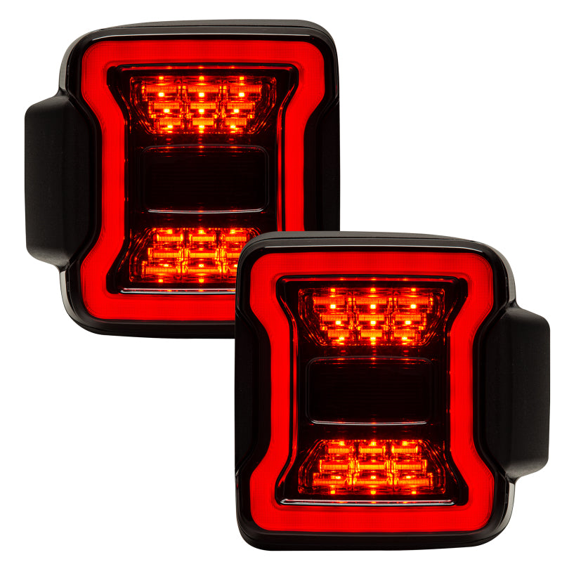 Load image into Gallery viewer, Oracle Jeep Wrangler JL Black Series LED Tail Lights