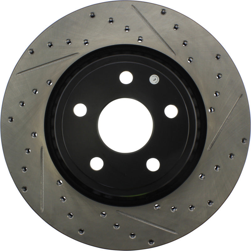 Load image into Gallery viewer, StopTech 11-12 Dodge Durango Sport Drilled & Slotted Front Driver-Side Brake Rotor