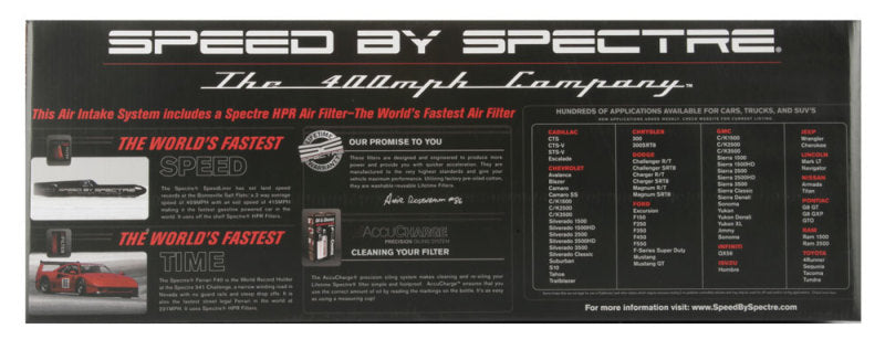 Load image into Gallery viewer, Spectre 05-10 Chrysler 300C V8-5.7/6.1L F/I Air Intake Kit - Polished w/Red Filter