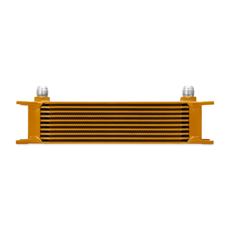 Load image into Gallery viewer, Mishimoto Universal 10 Row Oil Cooler - Gold