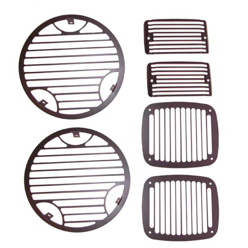 Load image into Gallery viewer, Rugged Ridge 97-06 Jeep Wrangler Billet Stone Guard Set