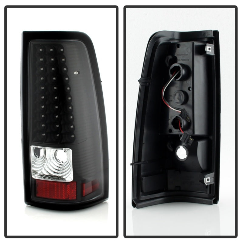 Load image into Gallery viewer, xTune Chevy Silverado 1500/2500/3500 99-02 LED Tail Lights Black ALT-ON-CS99-LED-BK