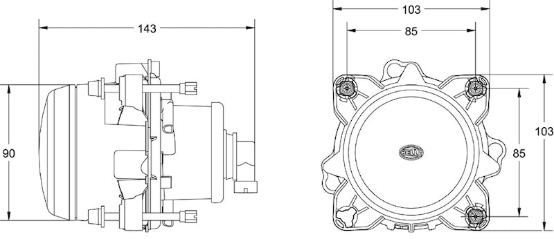 Load image into Gallery viewer, Hella Insert/ Headlight 1B0