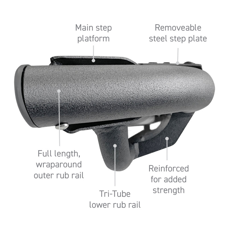 Load image into Gallery viewer, Go Rhino Dominator Xtreme DT Side Steps - Tex Blk - 80in. (Boards ONLY/Brackets Req.)