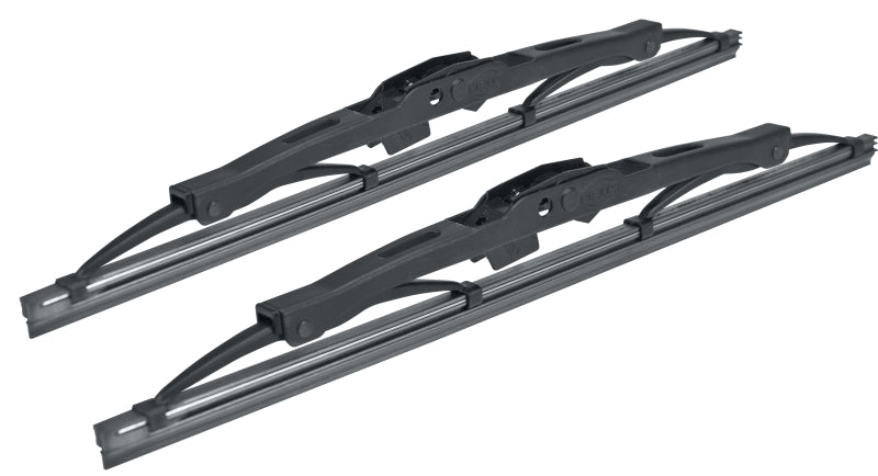 Hella OE Quality 14 Inch All Seasons Streak-Free Rubber Standard Wiper Blade (Single Blade) select fit Chevrolet Fiat Hyundai Kia Land Rover Mazda Mitsubishi / 9XW398114014 in