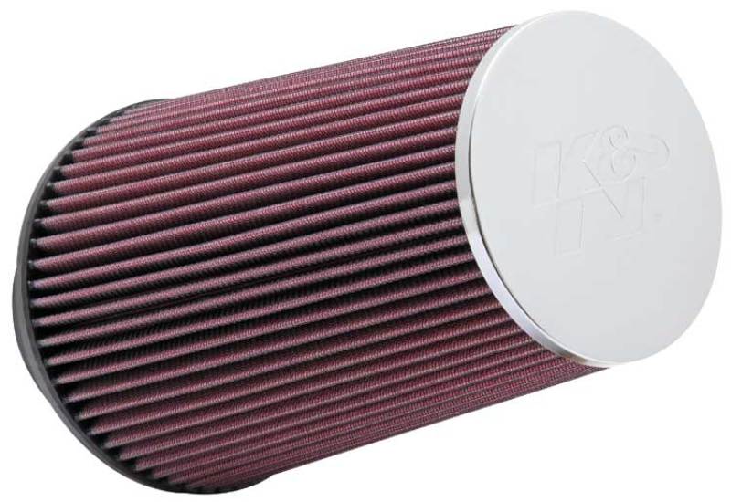 Load image into Gallery viewer, K&N Universal Chrome Filter 3 1/2 inch ID FLG / 6 inch Bottom / 4 1/2 inch CR / 9 inch Length