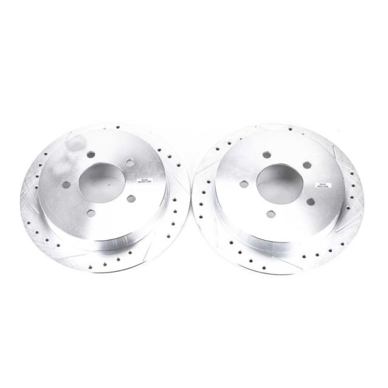 Load image into Gallery viewer, Power Stop 00-02 Ford Expedition Rear Evolution Drilled & Slotted Rotors - Pair