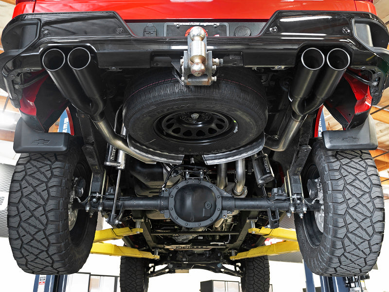 Load image into Gallery viewer, aFe Vulcan Series 3in 304 SS Exhaust Cat-Back w/ Black Tips 2019 GM Silverado/Sierra 1500 V8-5.3L