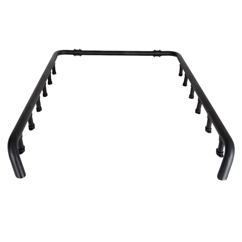 Load image into Gallery viewer, Go Rhino SRM500 Tri-Rail Kit (For 75in. Long Rack) - Tex. Blk (Rails ONLY - Req. Platform)