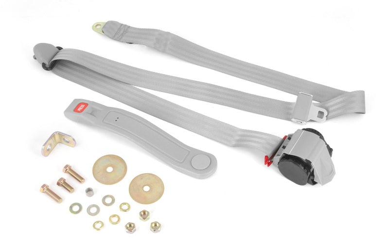 Load image into Gallery viewer, Omix 3-Point Seatbelt Gray 76-83 CJ5 & 87-95(YJ)