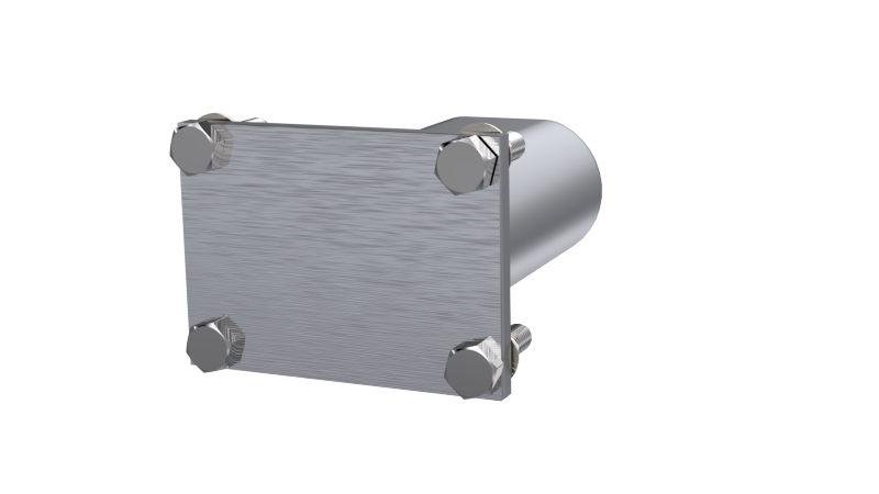 Load image into Gallery viewer, QTP 3in Weld-On QTEC Low Profile Conncetion Oval Tube Kit