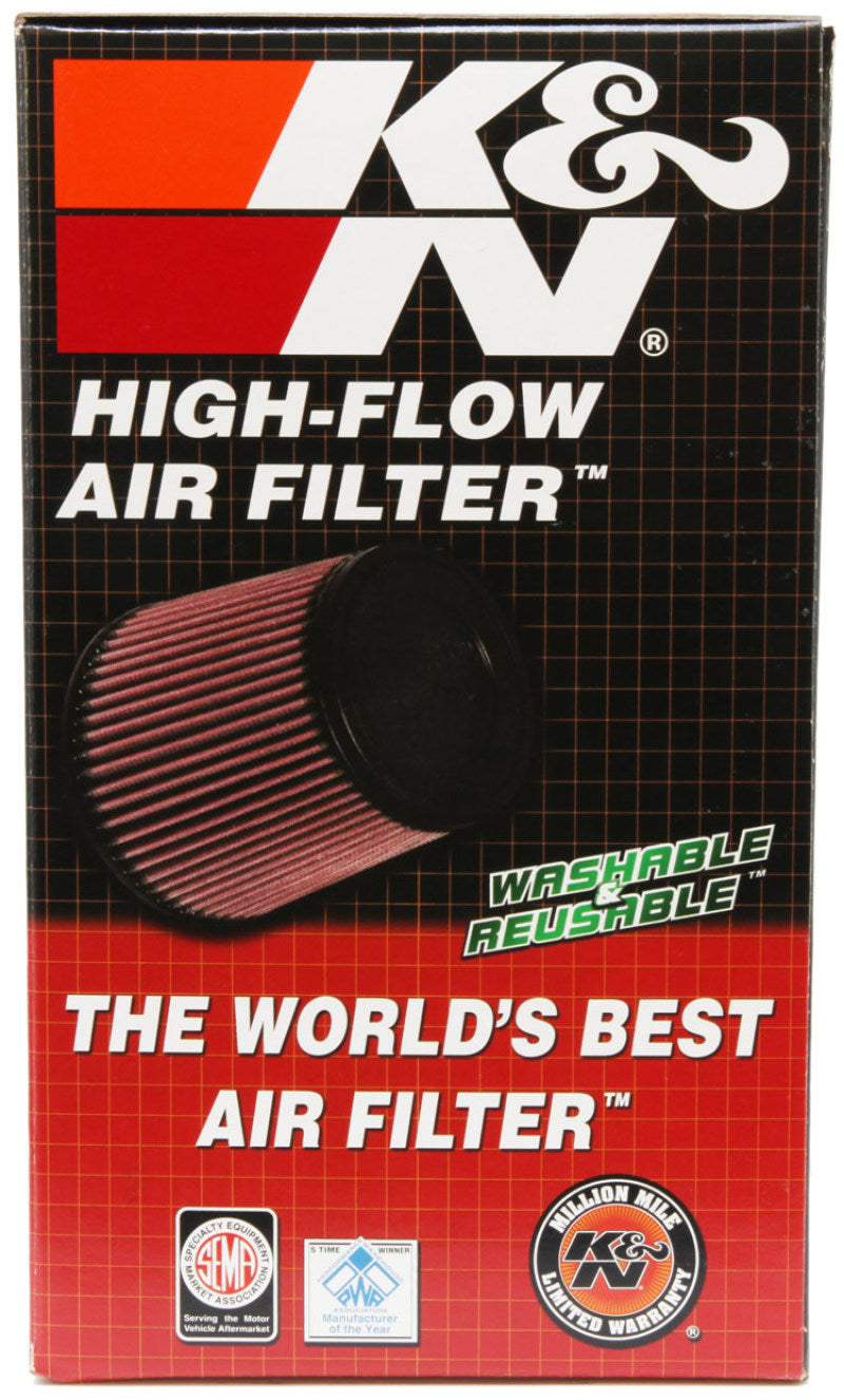 Load image into Gallery viewer, K&N Uni Oval Tapered Air Filter 3.5in 10 Deg. Flg / 3.25in T OW / 4.5in T OL / 5.75in B / 7in H