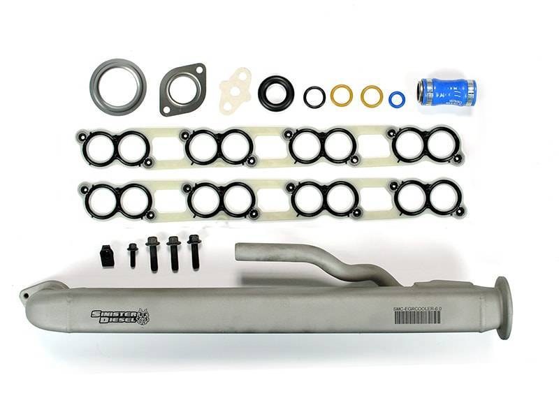 Load image into Gallery viewer, Sinister Diesel 04-07 Ford Powerstroke 6.0L EGR Cooler With Install Kit
