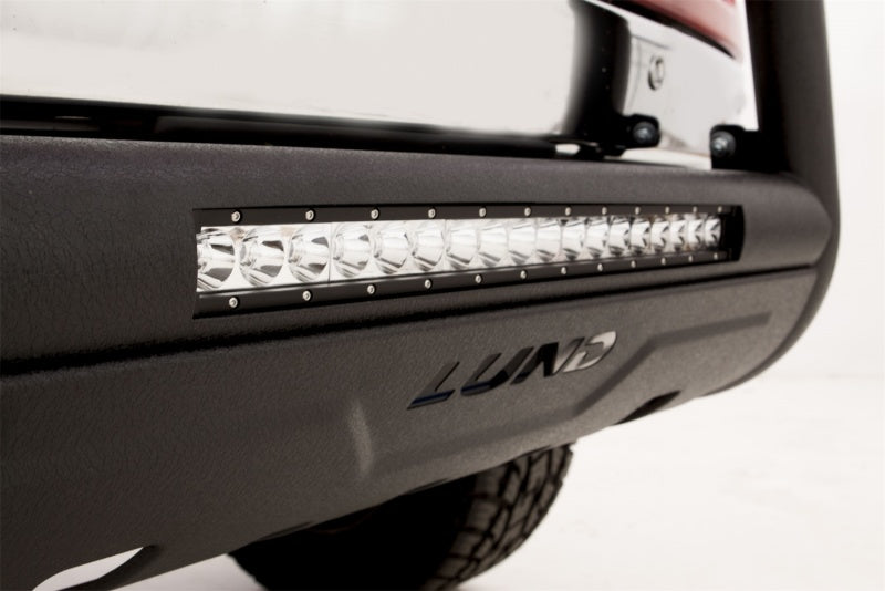 Load image into Gallery viewer, Lund 10-17 Dodge Ram 2500 Bull Bar w/Light & Wiring - Black