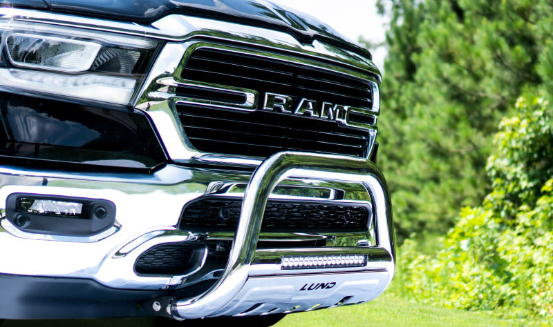 Load image into Gallery viewer, Lund 2019 RAM 1500 Bull Bar w/Light & Wiring - Polished