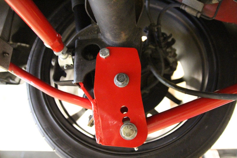 Load image into Gallery viewer, UMI Performance 05-14 Ford Mustang Rear Control Arm Relocation Brackets- Bolt In