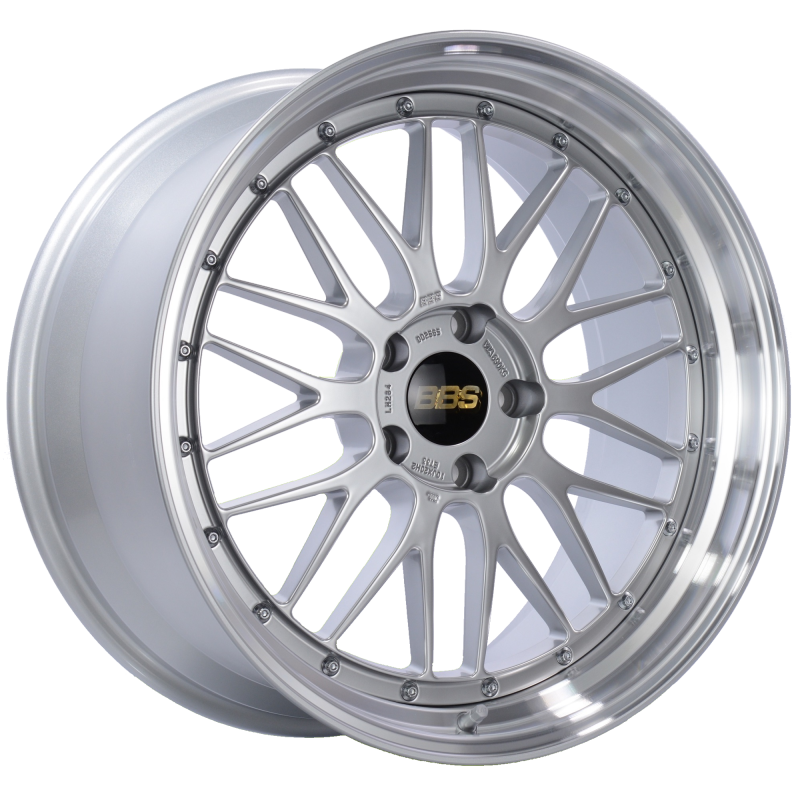 Load image into Gallery viewer, BBS LM 20x10 5x120 ET33 Diamond Silver Center Diamond Cut Lip Wheel -82mm PFS/Clip Required