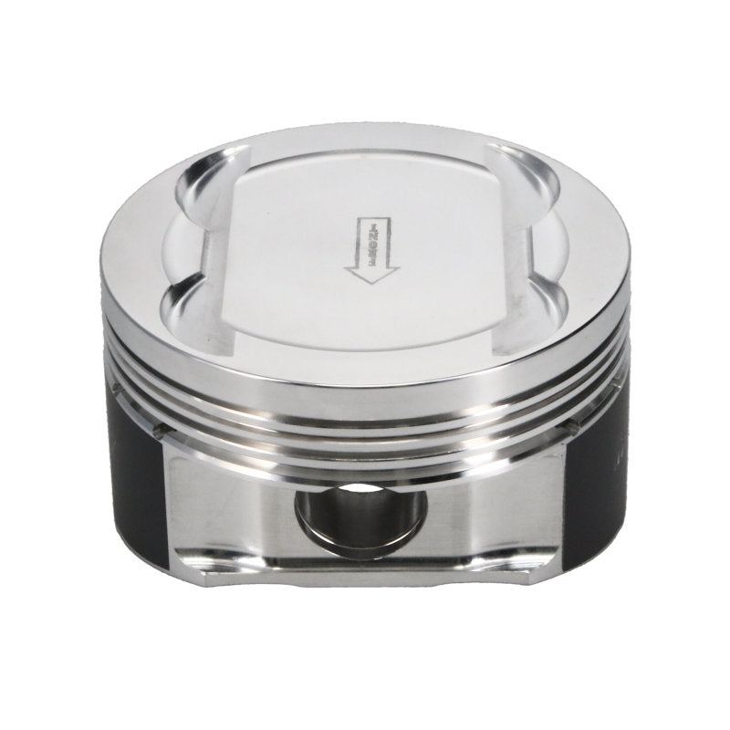 Load image into Gallery viewer, Manley Ford 3.7L Cyclone 3.780in Bore -5.0cc Dish (9.5:1 Comp) Coated Piston Set