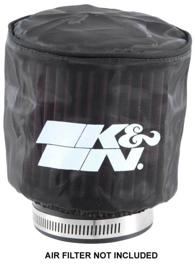 Load image into Gallery viewer, K&N Black Drycharger Round Straight Air Filter Wrap 4.5in ID x 4in H