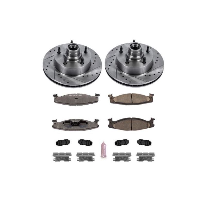 Load image into Gallery viewer, Power Stop 94-01 Ford E-150 Front Z36 Truck & Tow Brake Kit