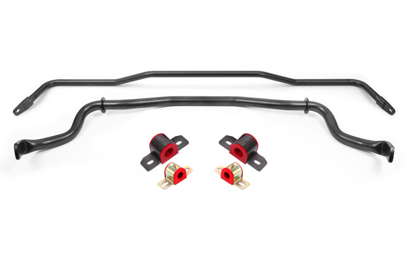 Load image into Gallery viewer, BMR 15-22 S550 Mustang Sway Bar Kit with Bushings Front and Rear Black Hammertone