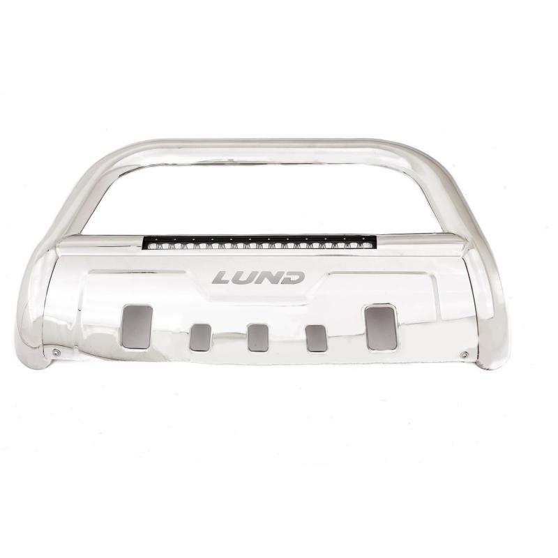 Load image into Gallery viewer, Lund 07-17 Chevy Silverado 1500 Bull Bar w/Light & Wiring - Polished