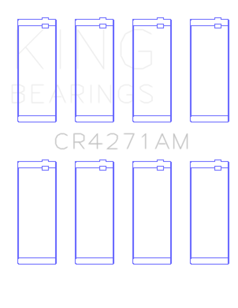 Load image into Gallery viewer, King Engine Bearings 1/95-12/09 Chrysler/ 1/02-12/06 Jeep 148CI 2.4L L4 (Size STD) Rod Bearing Set
