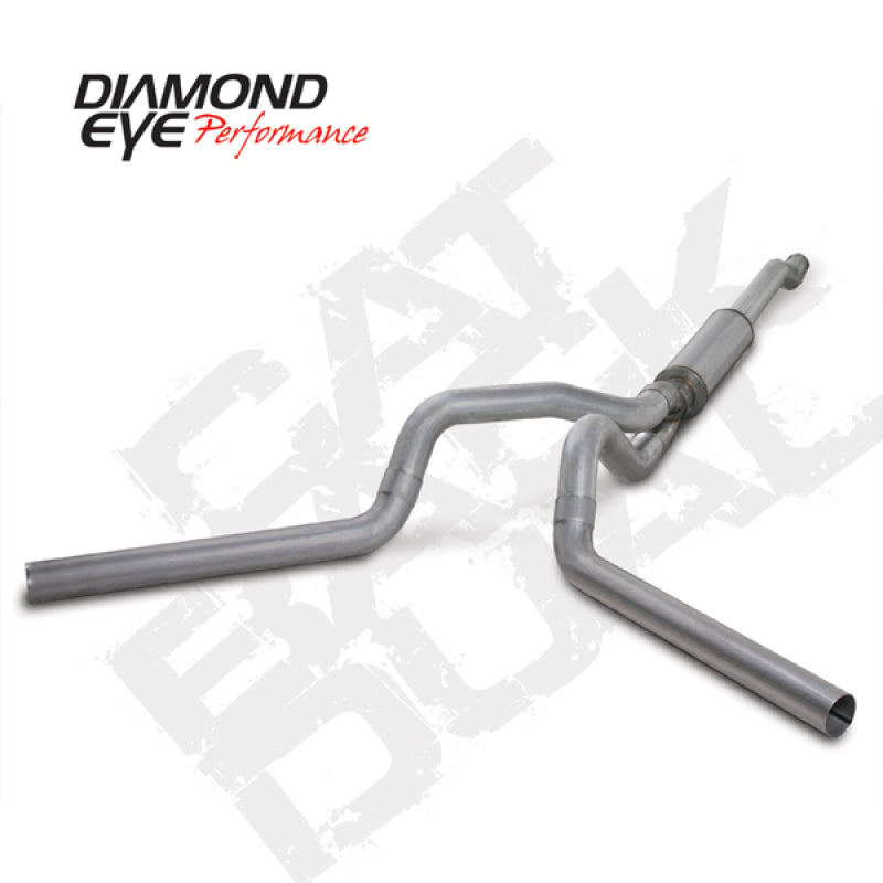 Load image into Gallery viewer, Diamond Eye KIT 4in Catback DUAL AL: 03-07 FORD 6.0L F250/F350