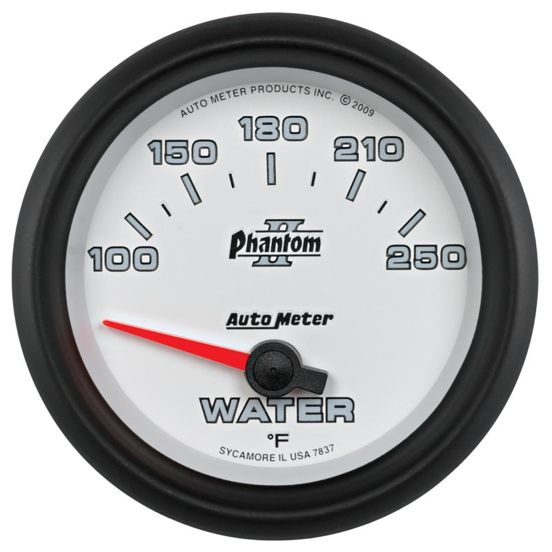 Load image into Gallery viewer, Autometer Phantom II 2-5/8in 100-250 Degrees F Electrical Water Temperature Gauge