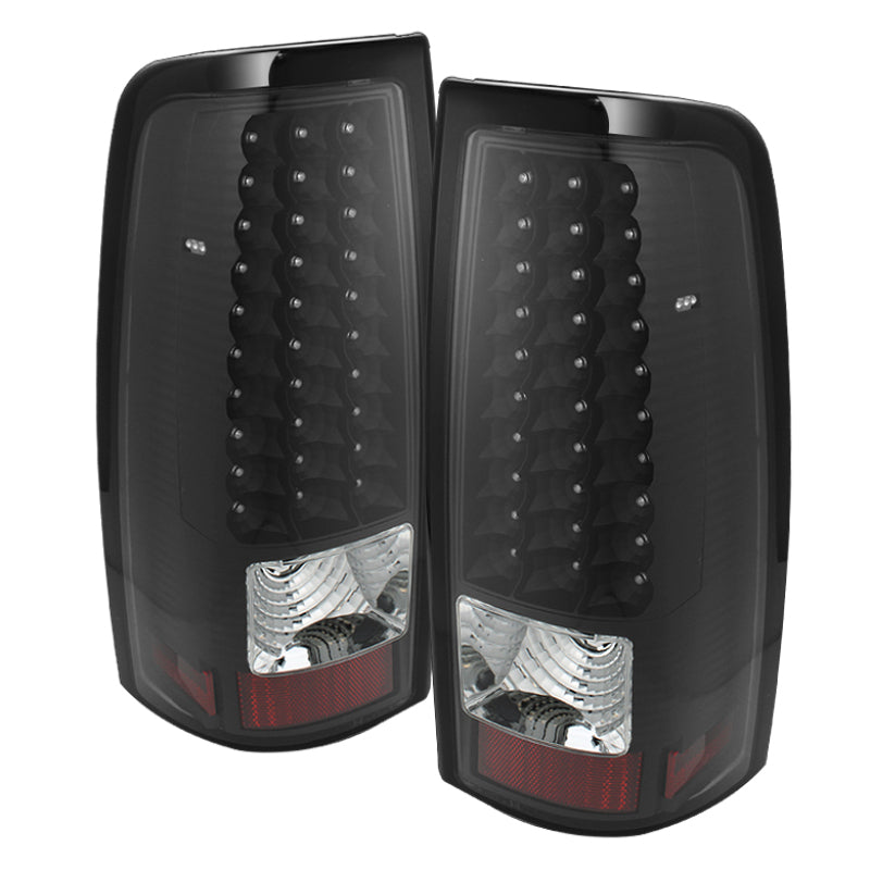 Load image into Gallery viewer, xTune 03-06 Silverado 1500/2500 (Will Not Fit Stepside) LED Tail Lights Black ALT-ON-CS03-LED-BK