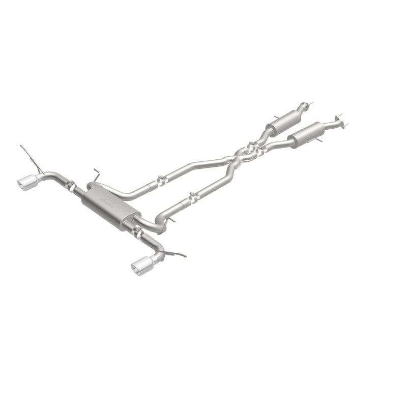 Load image into Gallery viewer, MagnaFlow Cat-Back SS 2.5in Dual Split Rear 4in Black Tip 11-16 Jeep Grand Cherokee 5.7L V8/3.6L V6