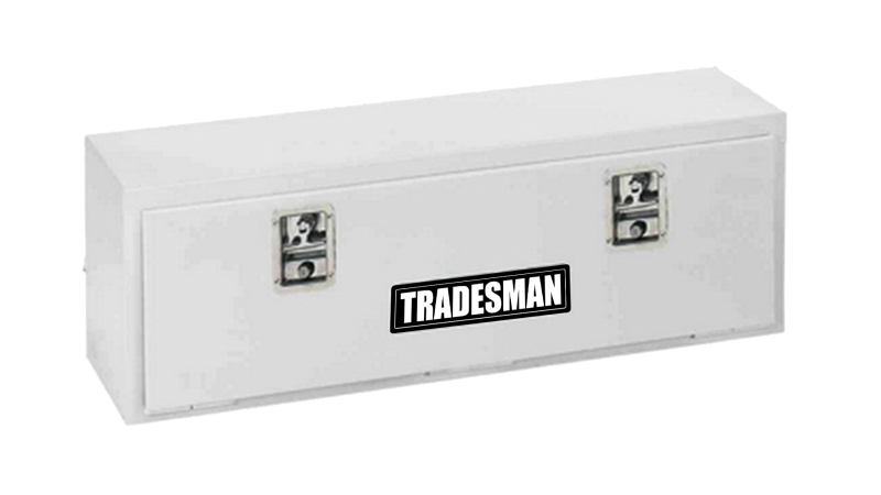 Load image into Gallery viewer, Tradesman Steel Top Mount Truck Tool Box (72in.) - White
