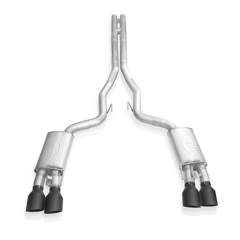 Load image into Gallery viewer, Stainless Works 2020 Ford GT500 Legend Catback H-Pipe Exhaust Factory Connect - Black Tips