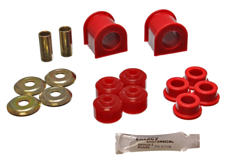 Load image into Gallery viewer, Energy Suspension 93-98 Jeep Grand Cherokee Complete Red Frt Sway Bar Bushing Set w/End Link Bushing