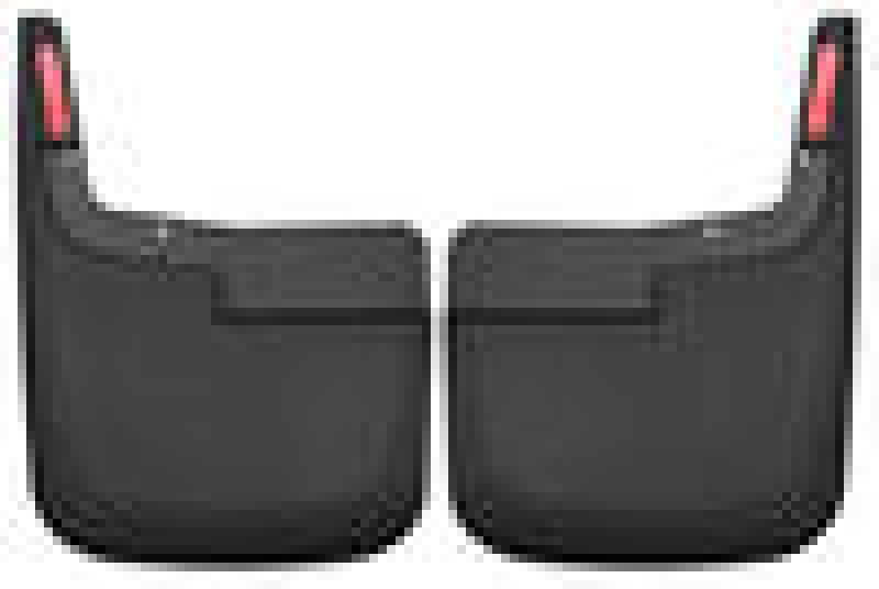 Load image into Gallery viewer, Husky Liners 2015 Ford F-150 w/o Fender Flares Mud Guards Black Front Mud Guards