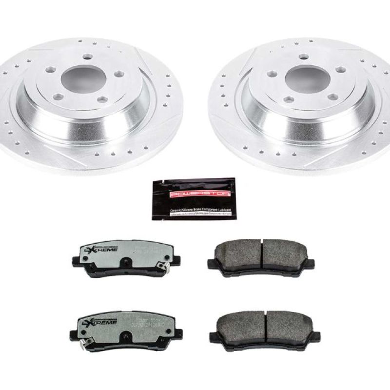 Load image into Gallery viewer, Power Stop 15-19 Ford Mustang Rear Z26 Street Warrior Brake Kit