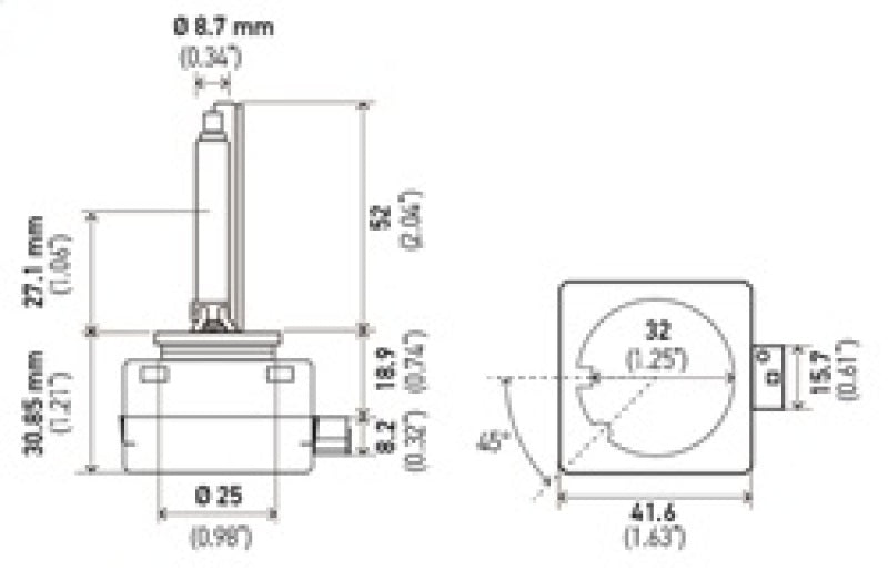 Load image into Gallery viewer, Hella Xenon D1S Bulb PK32d-2 85V 35W 5000k