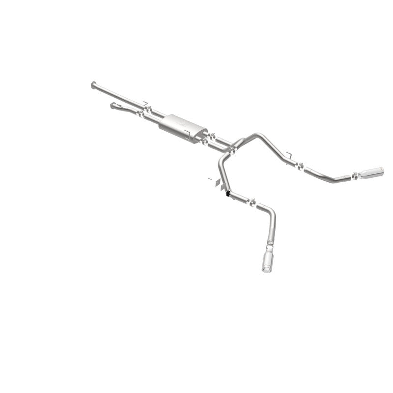 Load image into Gallery viewer, MagnaFlow Cat-Back 10-15 Toyota Tundra SC LB / CC SB 4.6L/5.7L V8 SS 2.5 Dual Split Rear 4in Tip