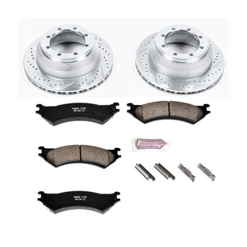 Load image into Gallery viewer, Power Stop 03-05 Ford E-350 Club Wagon Rear Z23 Evolution Sport Brake Kit