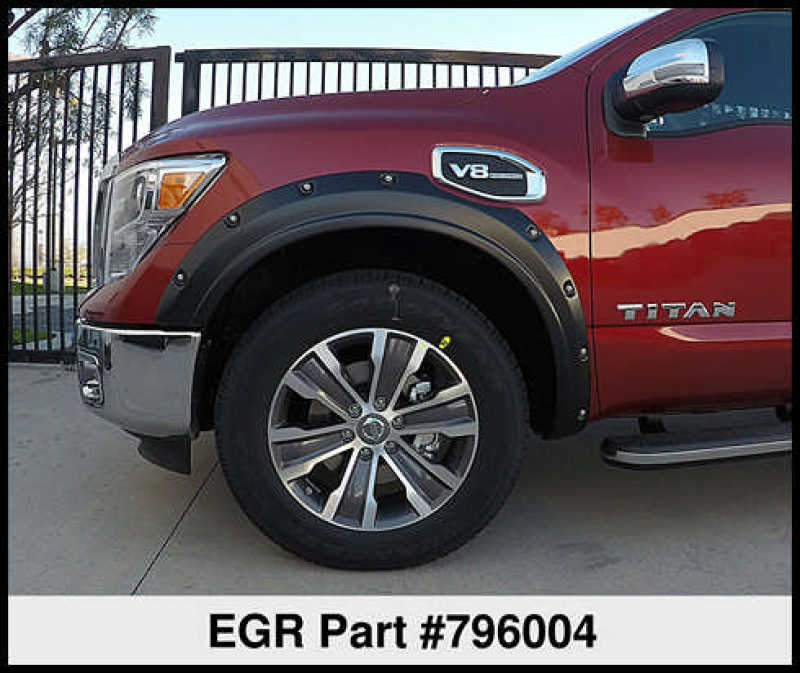 Load image into Gallery viewer, EGR 2017 Nissan Titan Bolt-On Look Fender Flares - Set