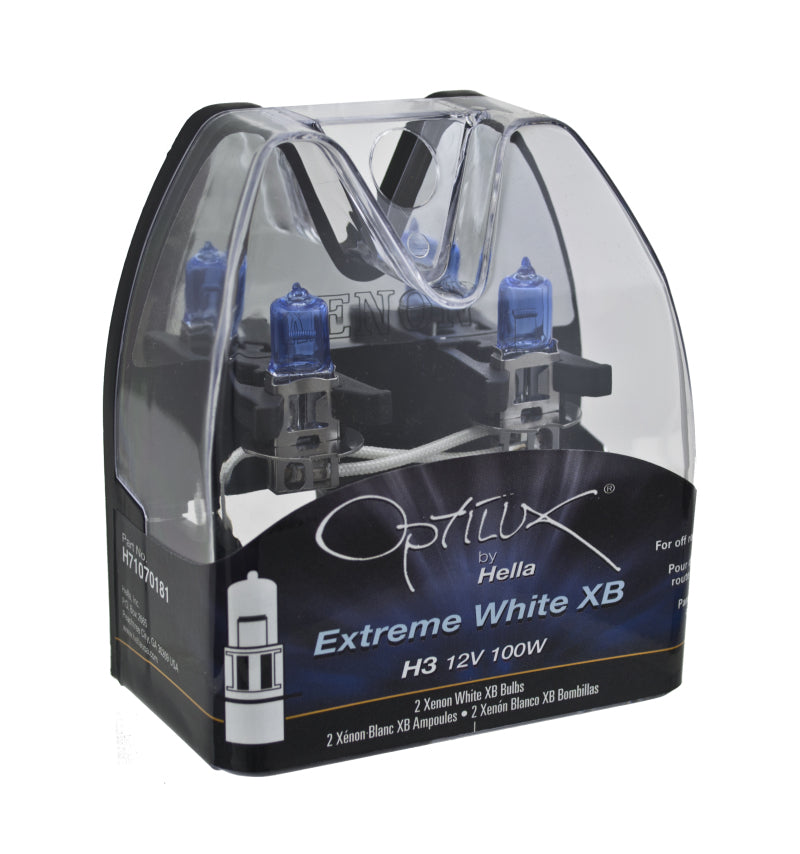 Load image into Gallery viewer, Hella Optilux H3 12V / 100W Xenon White XB Light Bulb