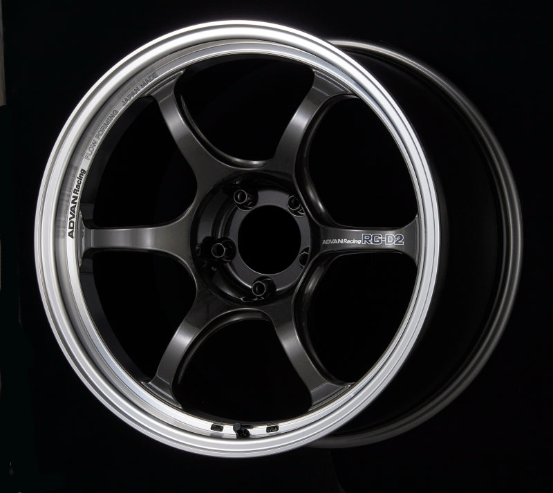 Load image into Gallery viewer, Advan RG-D2 17x8.0 +44 5x114.3 Machining and Black Gunmetallic Wheel