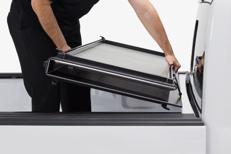 Load image into Gallery viewer, Access LOMAX Pro Series Tri-Fold Cover 04-19 Ford F-150 6ft 6in Bed Blk Diamond Mist (Excl Heritage)