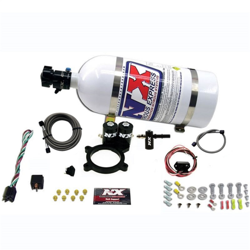 Load image into Gallery viewer, Nitrous Express 2014+ GM 5.3L Truck Nitrous Plate Kit (50-250HP) w/10lb Bottle