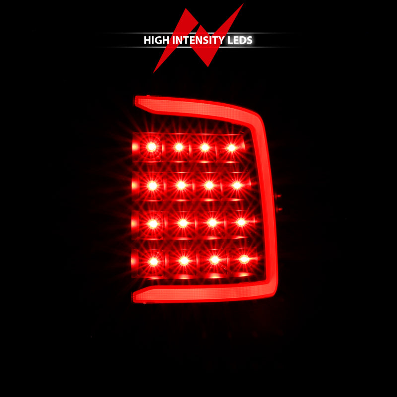 Load image into Gallery viewer, ANZO 2009-2018 Dodge Ram 1500 LED Taillight Plank Style Black w/Clear Lens