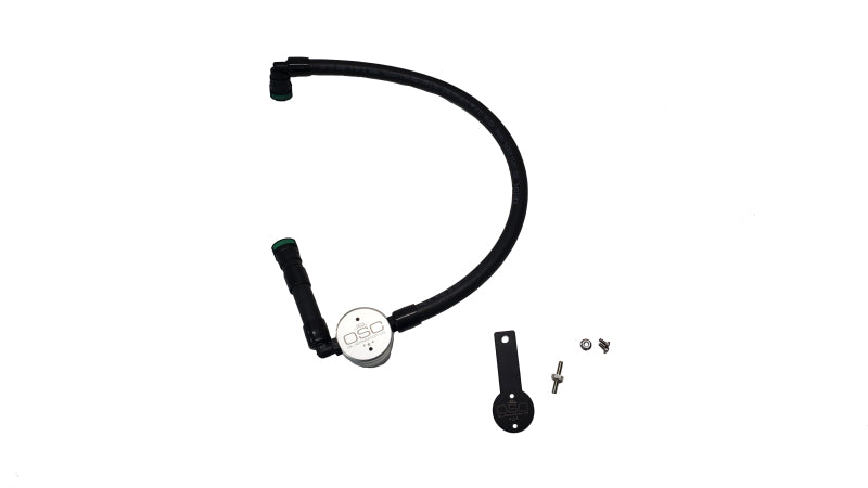 Load image into Gallery viewer, J&L 16-25 Dodge Durango / Jeep Grand Cherokee 3.6L Oil Separator 3.0 Passenger Side - Clear Anod