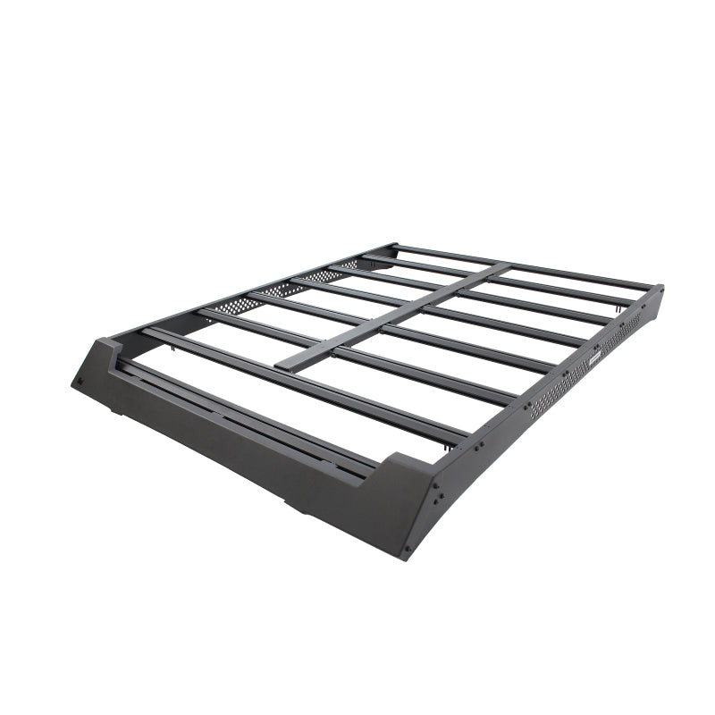 Load image into Gallery viewer, Go Rhino 19-21 Toyota Tundra CrewMax Ceros Low Profile Roof Rack - Tex. Blk