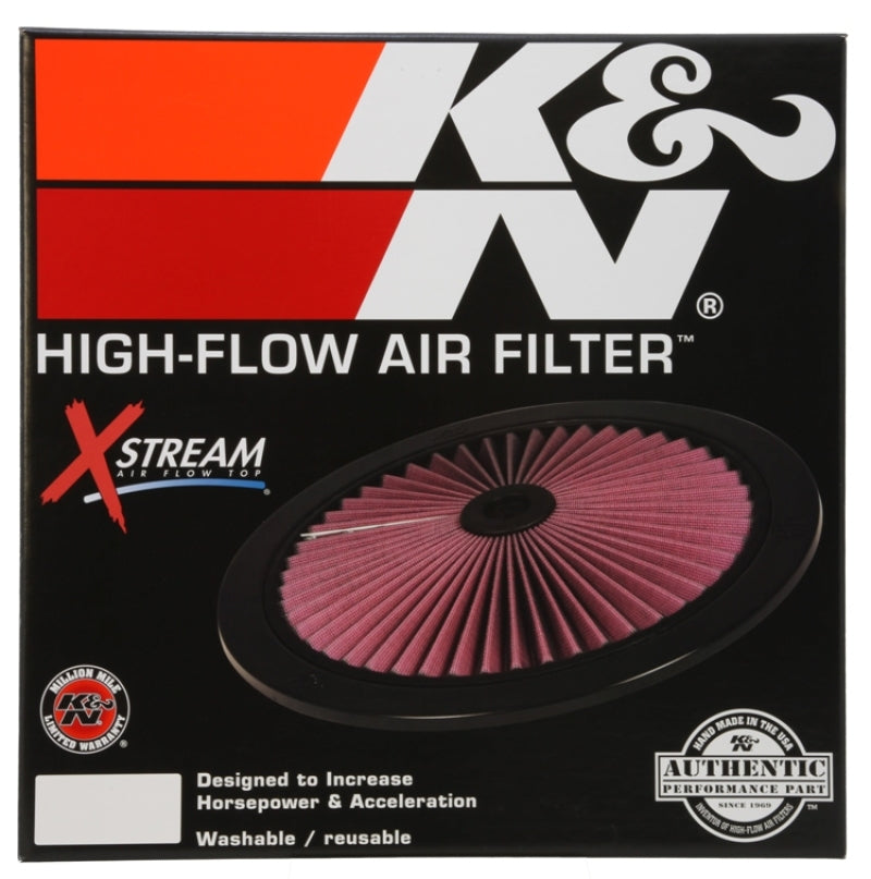 Load image into Gallery viewer, K&N X-Stream Top Filter X-Stream 16in OD - Black